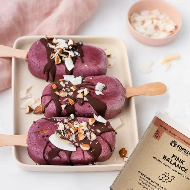 COCONUT BLUEBERRY POPSICLES
