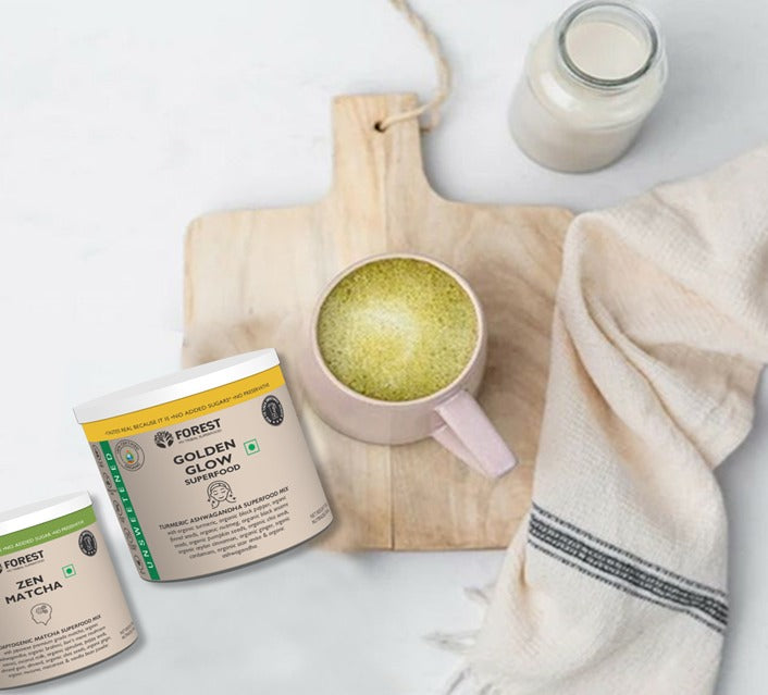 TURMERIC MATCHA LATTE