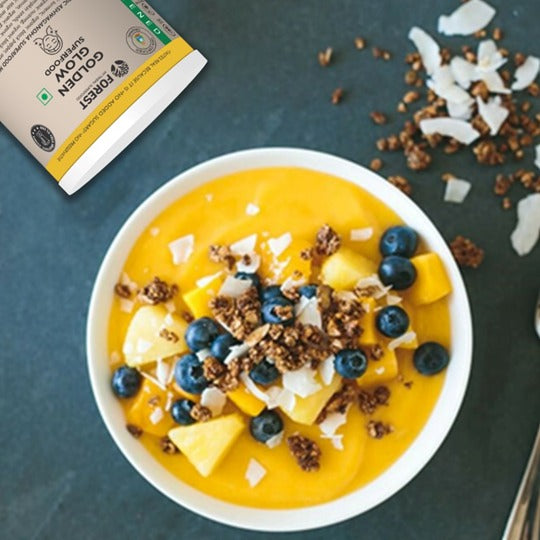 GOLDEN GLOW MANGO SMOOTHIE BOWL