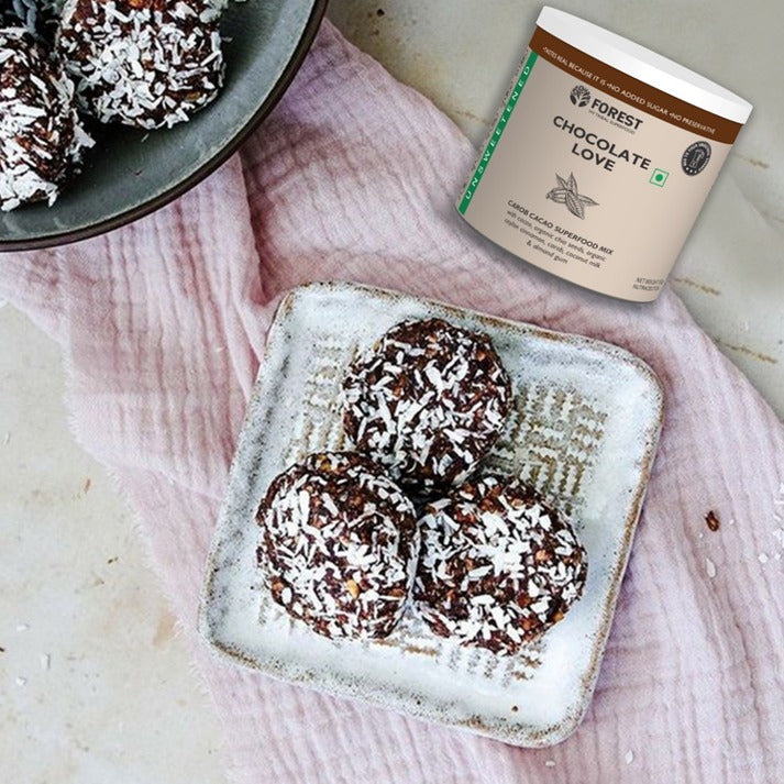 COCONUT + CACAO BITES