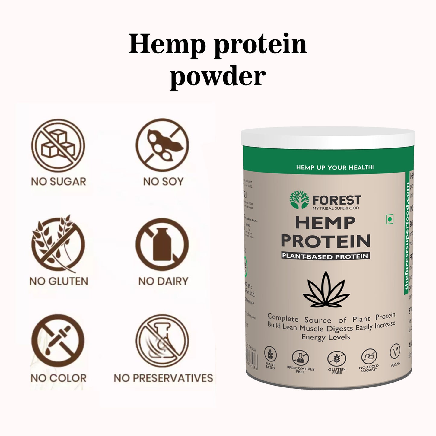 Hemp Protein Powder - Forest Superfood