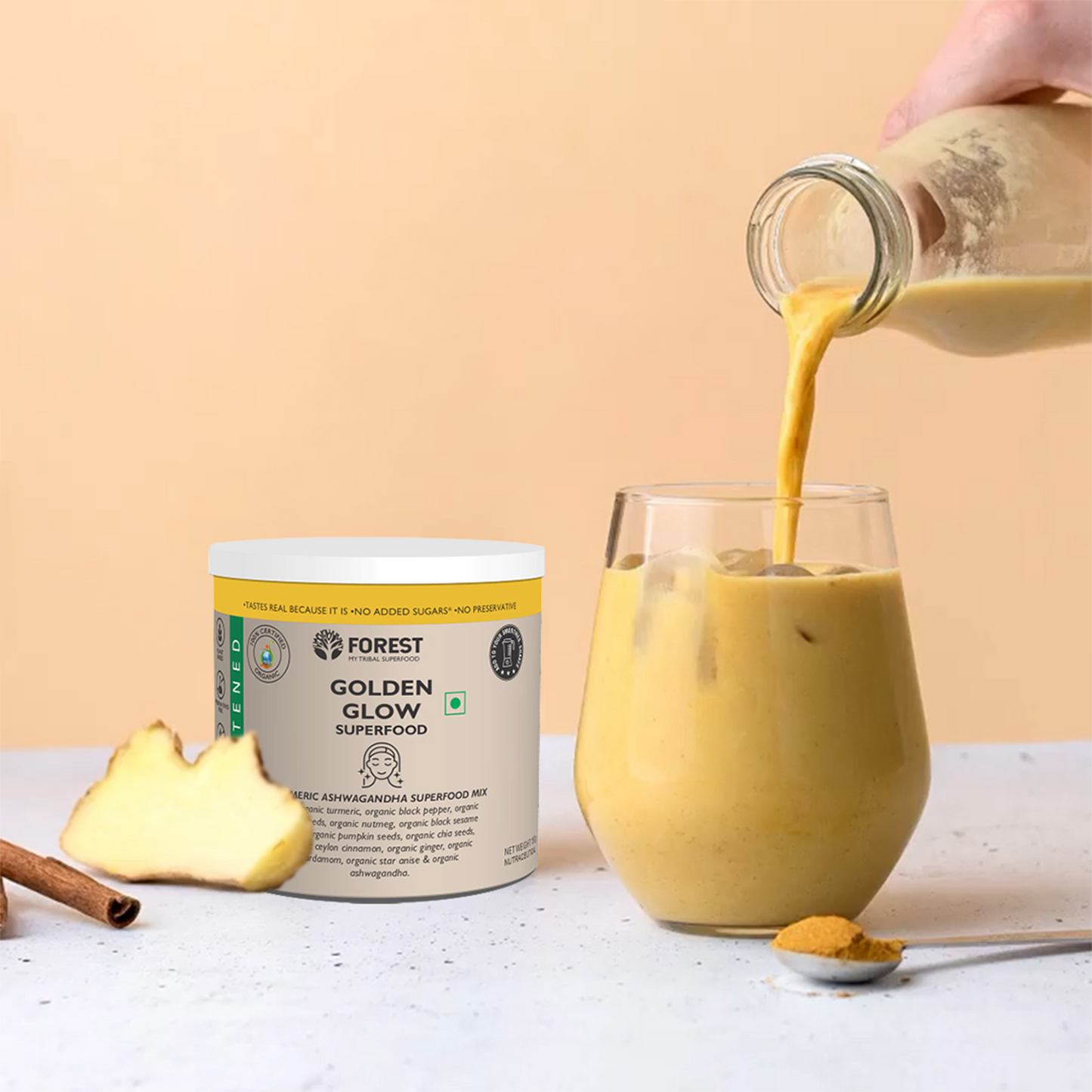 Organic Golden Glow Superfood - 100% Certified Organic