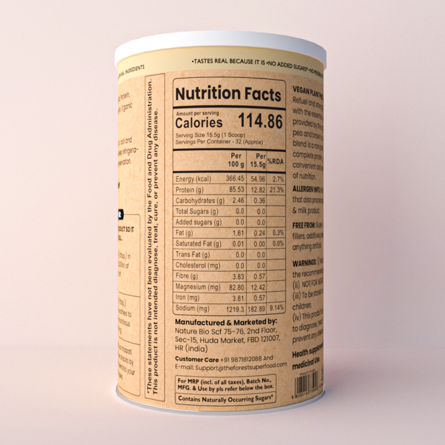 Forest Vegan Plant Protein Powder – Fuel Your Body Naturally