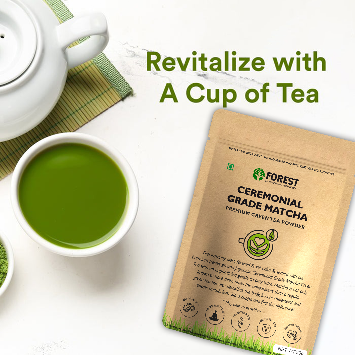 Forest Japanese Ceremonial Grade Matcha – Elevate Your Mind & Body
