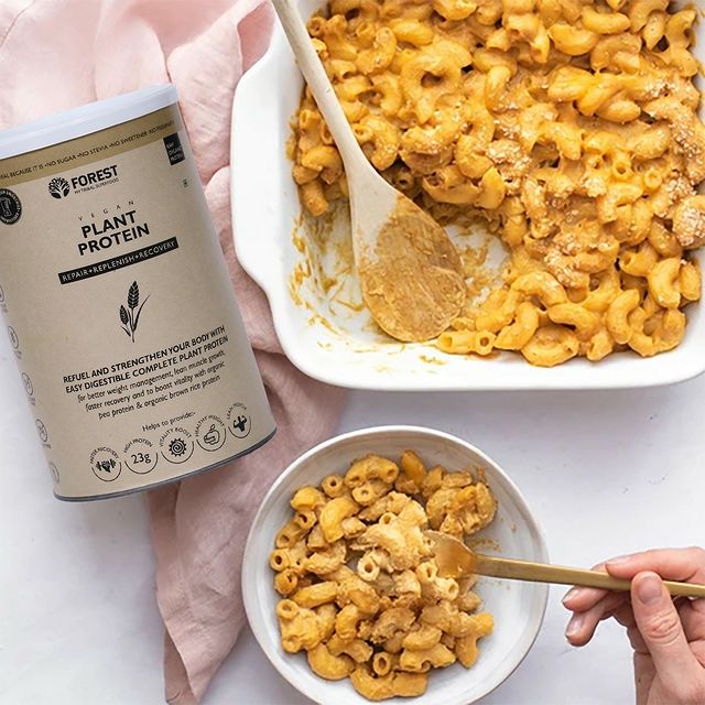 VEGAN MAC & CHEESE RECIPE PLANT PROTEIN