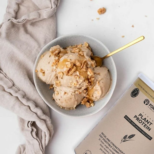 A SNICKERDOODLE ICE CREAM RECIPE WITH PLANT PROTEIN