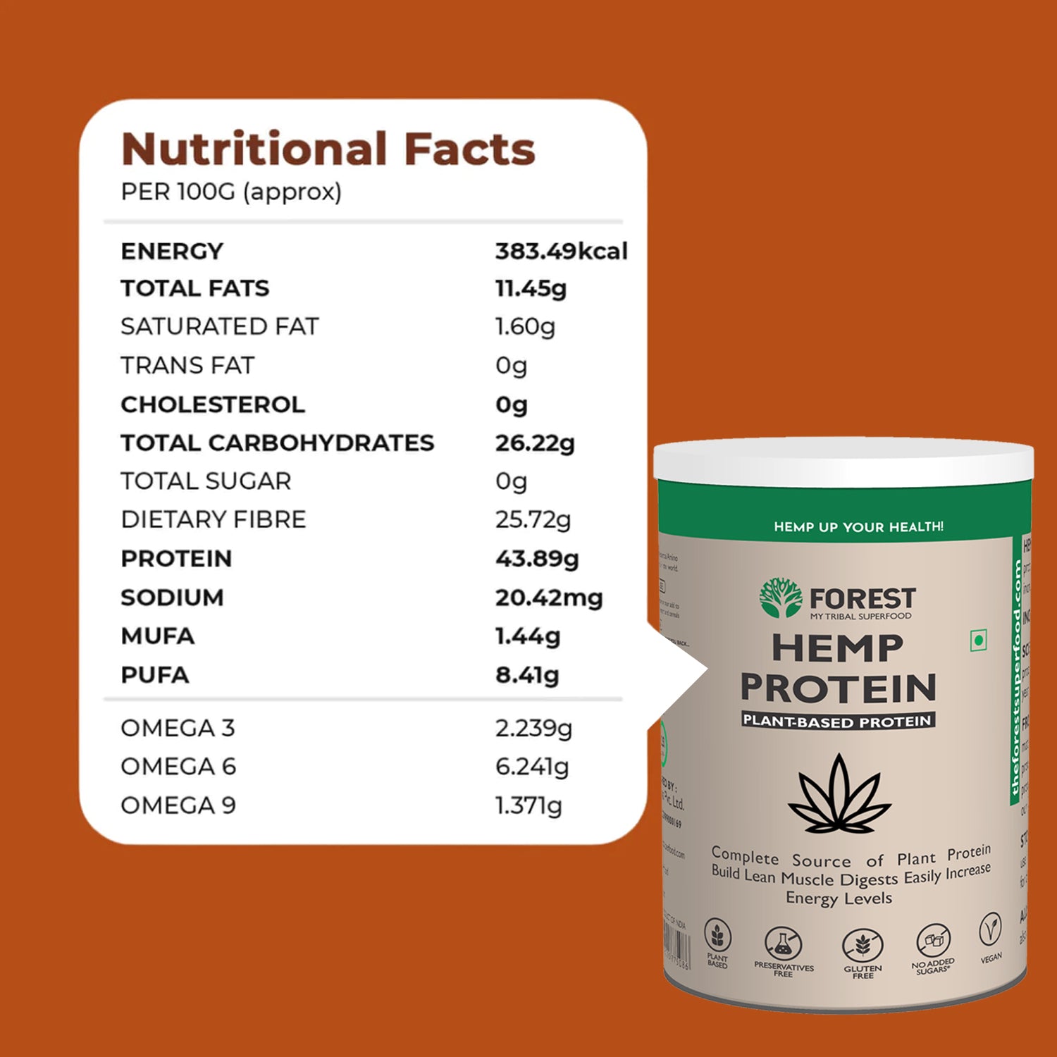 Hemp Protein Powder - Forest Superfood