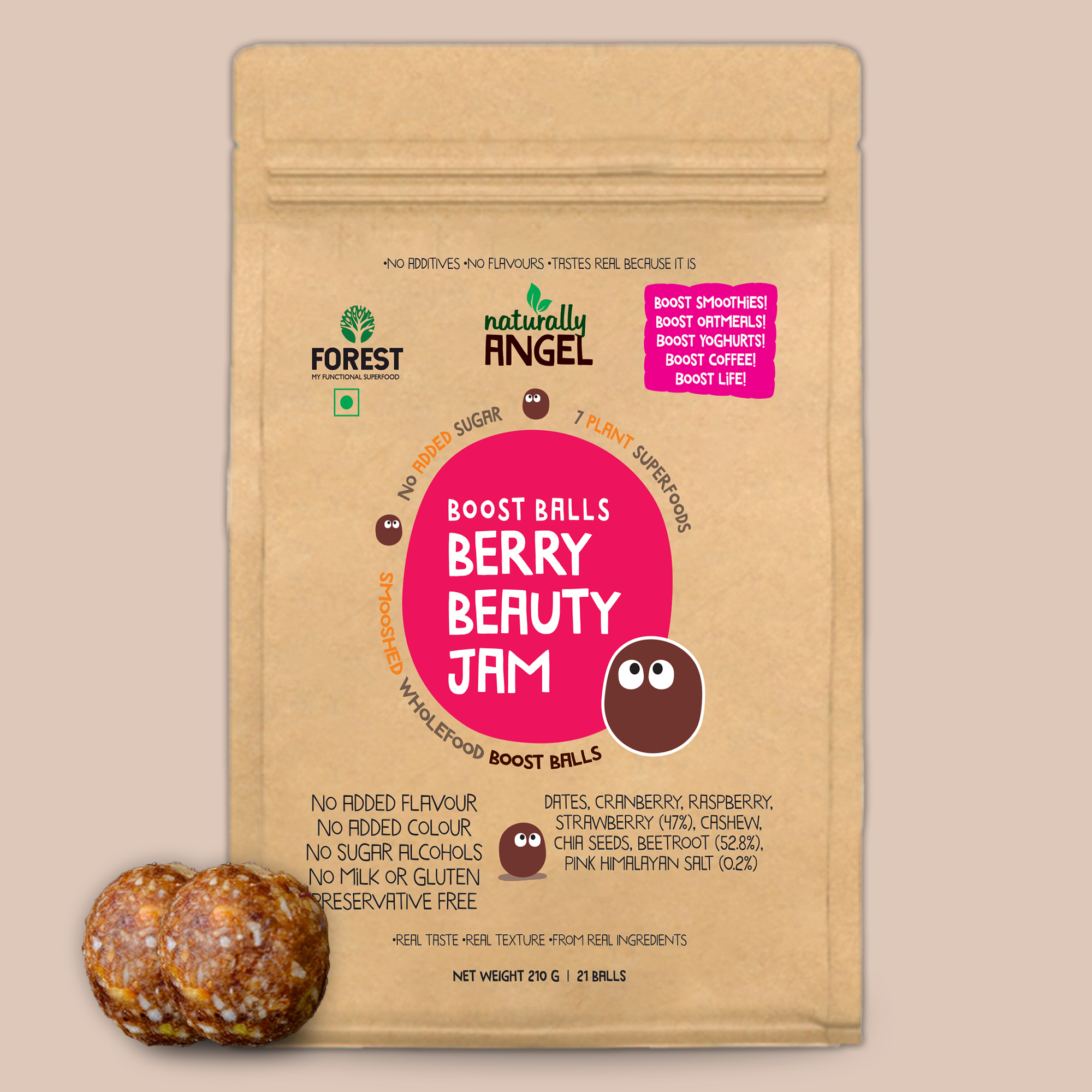 Berry Beauty Jam Energy Balls – Fuel Your Glow