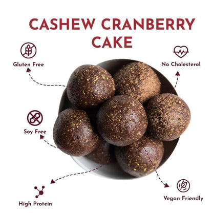 Cashew Cranberry Cake Balls Pack of 21 Balls