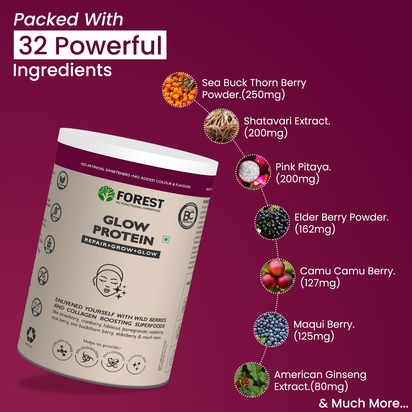 Glow Protein - 100% Natural Diet Superfood