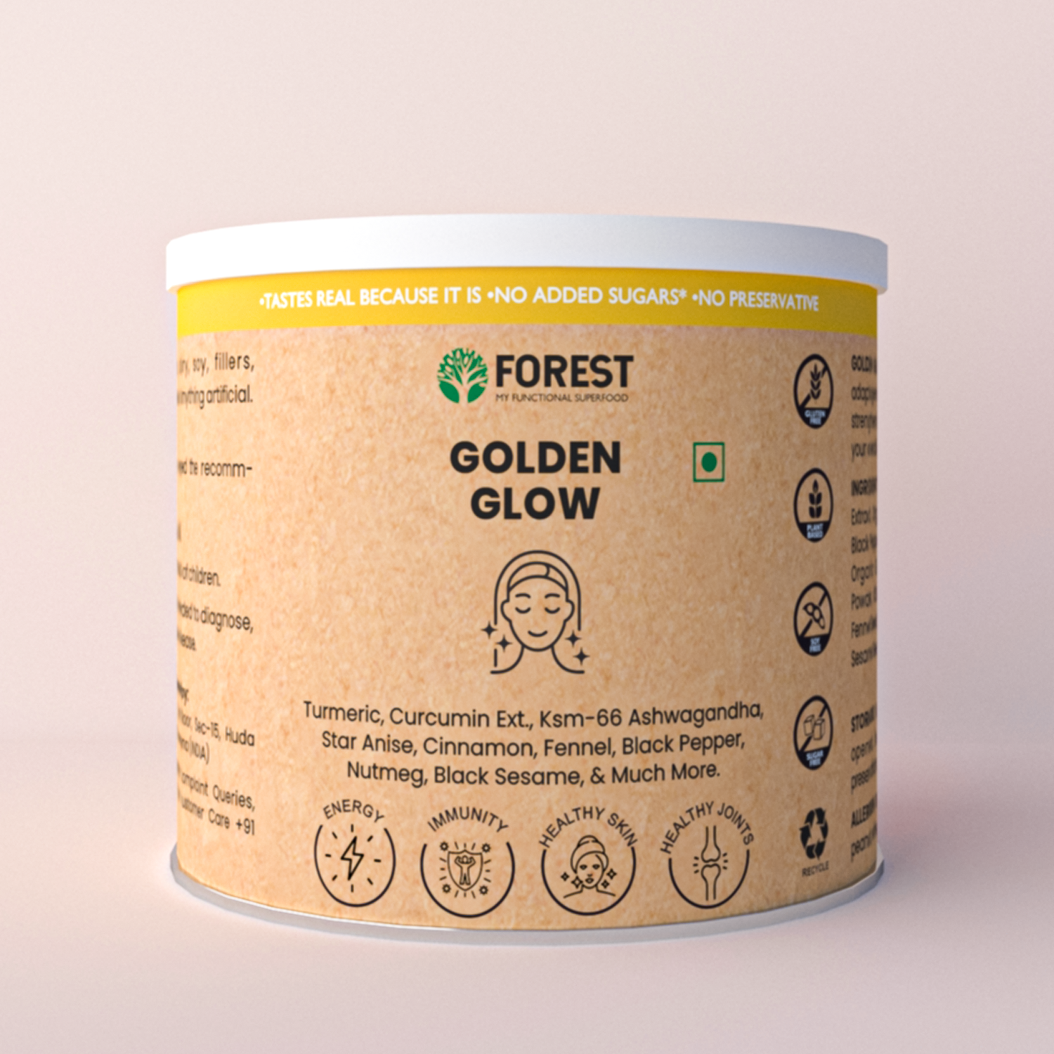 Forest Golden Glow | Turmeric Latte – Radiance in a Cup