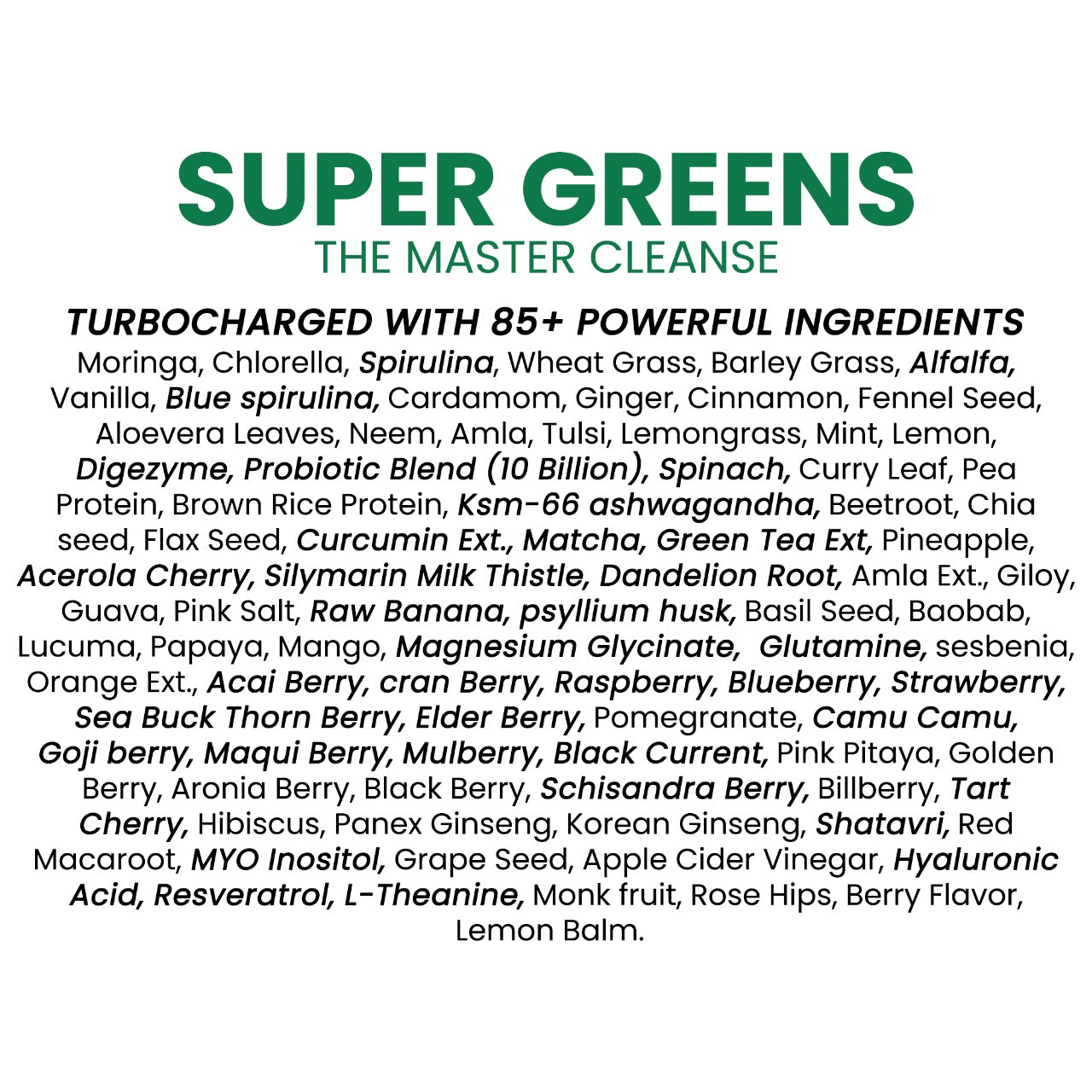 Forest Super Greens (Master Blend)