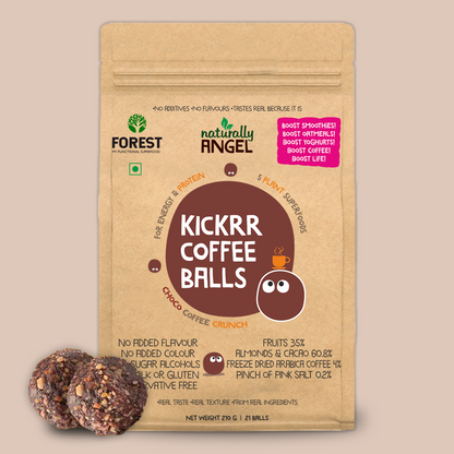 Kickrr Coffee Balls – Your Perfect Energy Boost in Every Bite