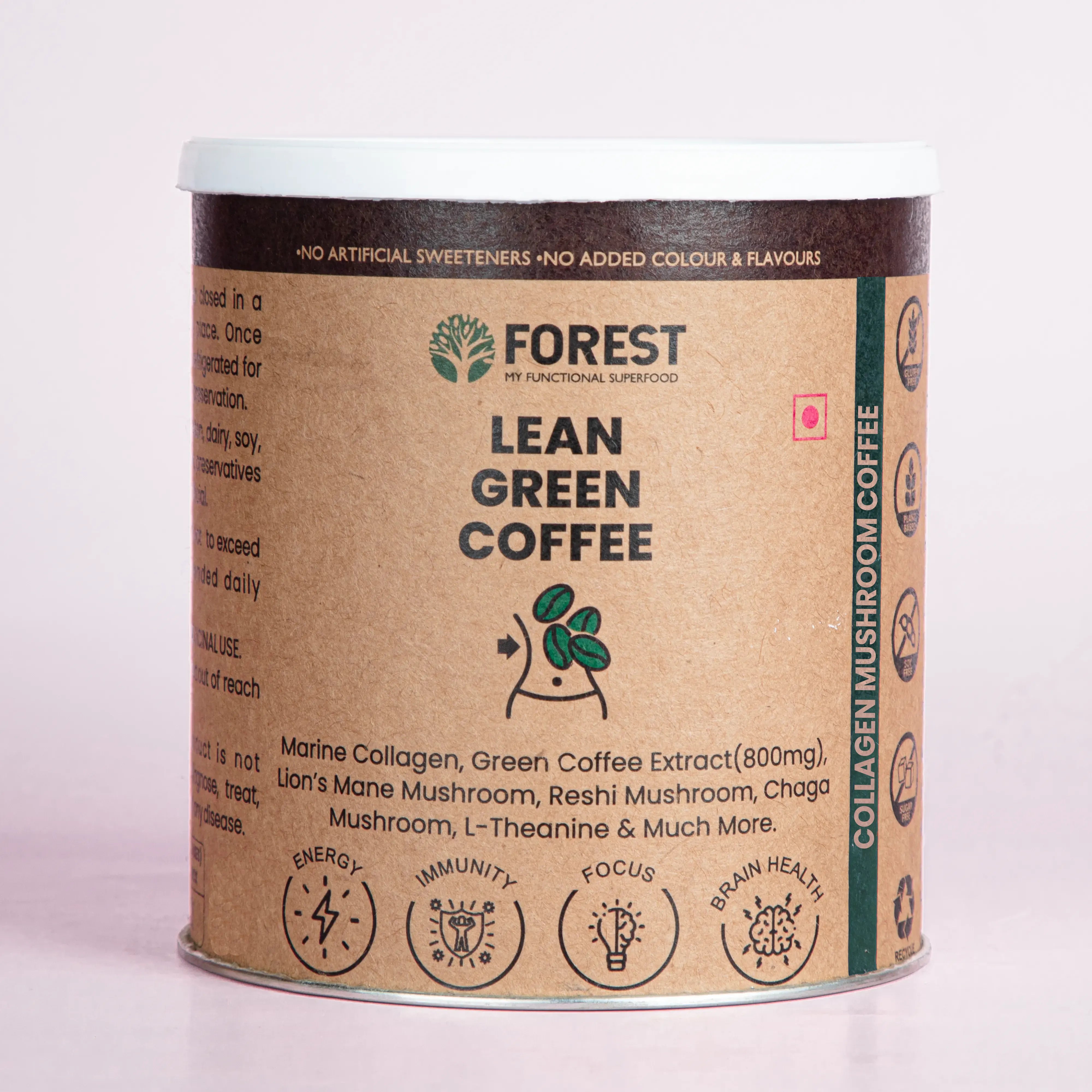 Forest Lean Green Coffee Mushroom & Collagen