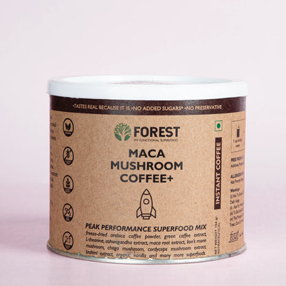 Forest Maca Mushroom Coffee+ – Sip into Focus