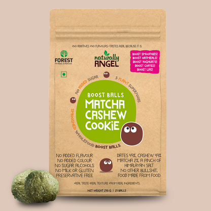 Matcha cashew cookie