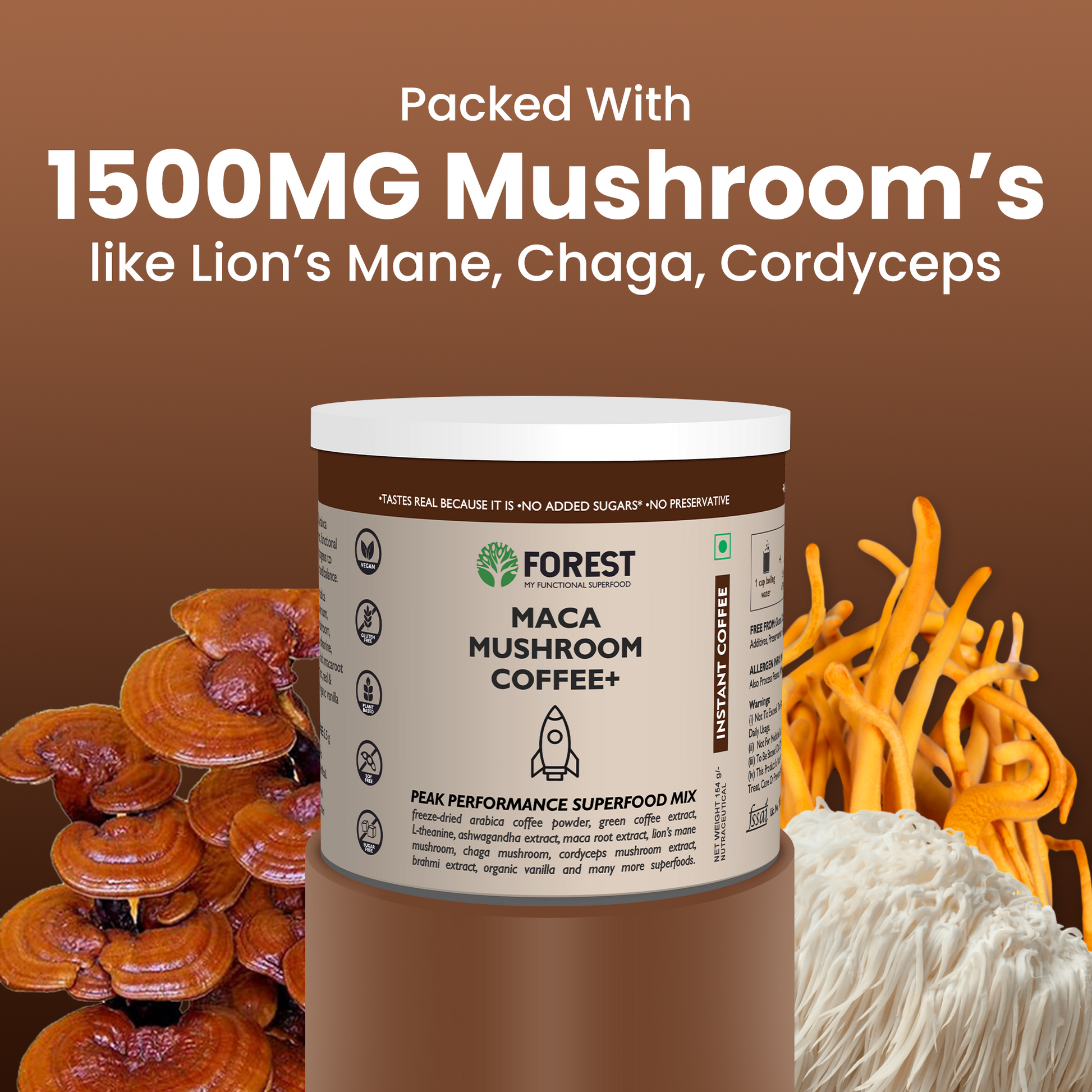 Forest Collagen Mushroom Coffee