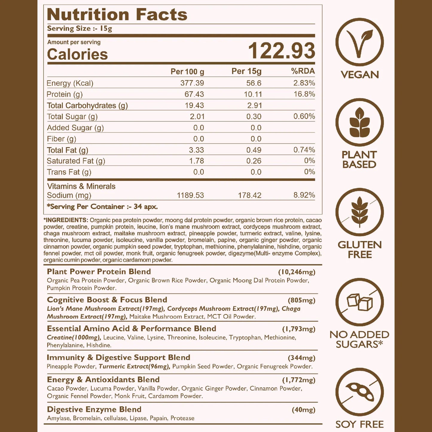 Forest Plant Power Protein Powder