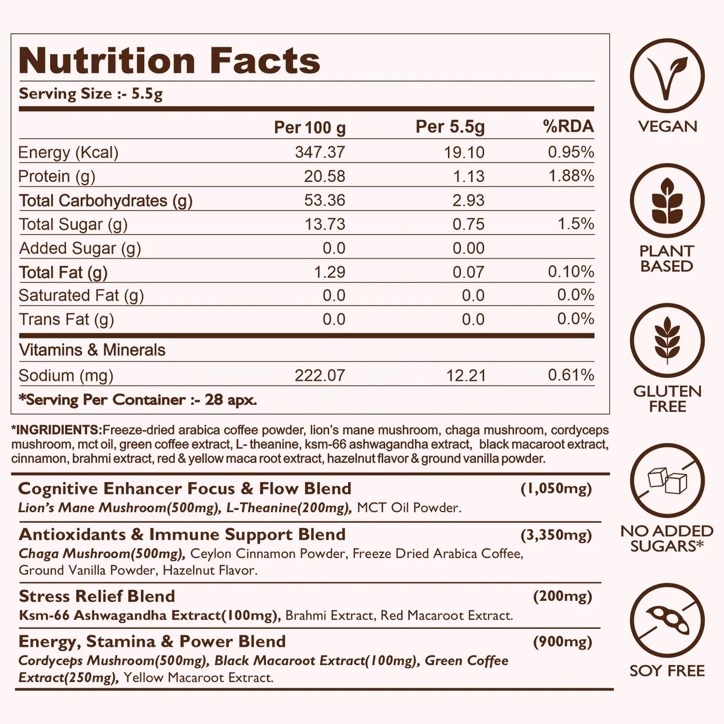 Forest Maca Mushroom Coffee+ | Focus & Clarity