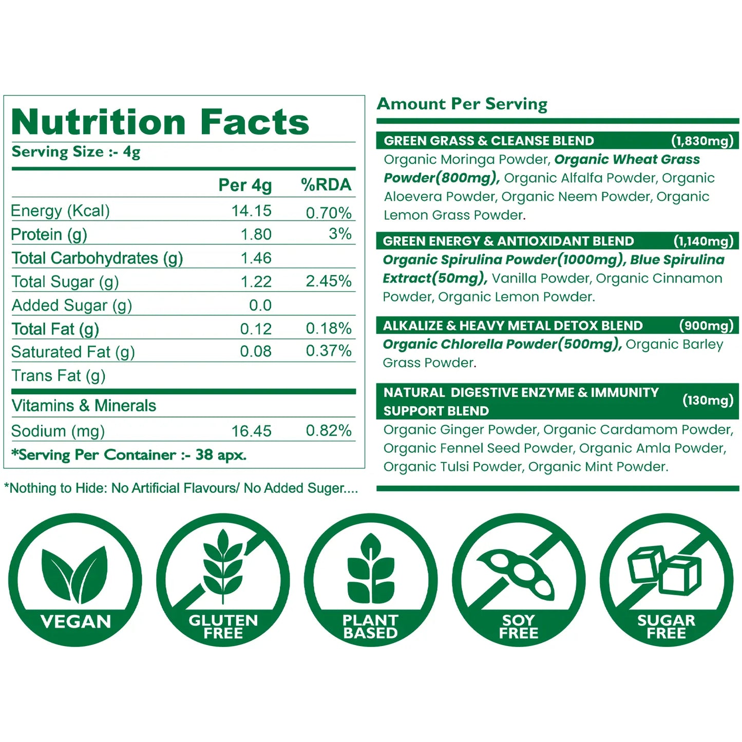 Forest Organic Super Greens Powder