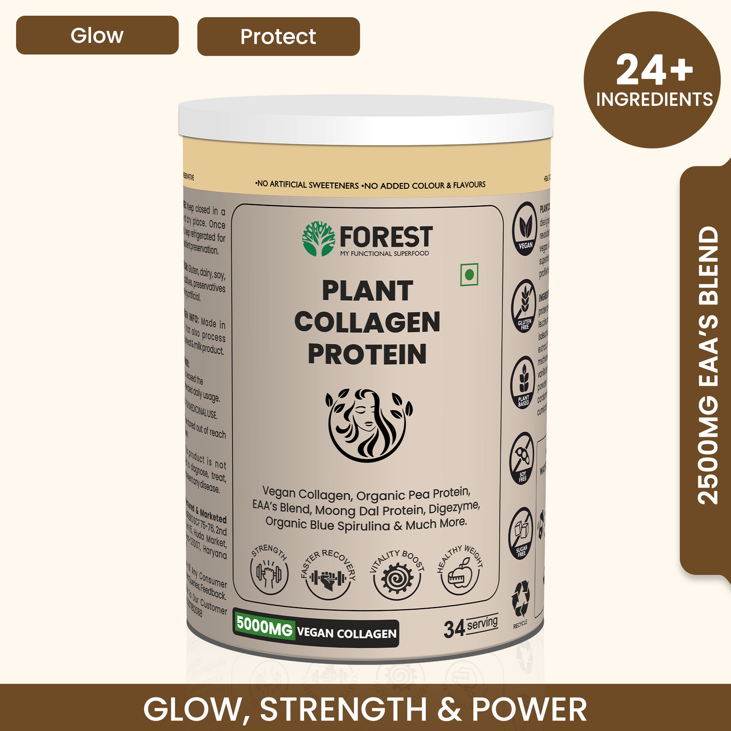 Forest Plant Collagen Protein .
