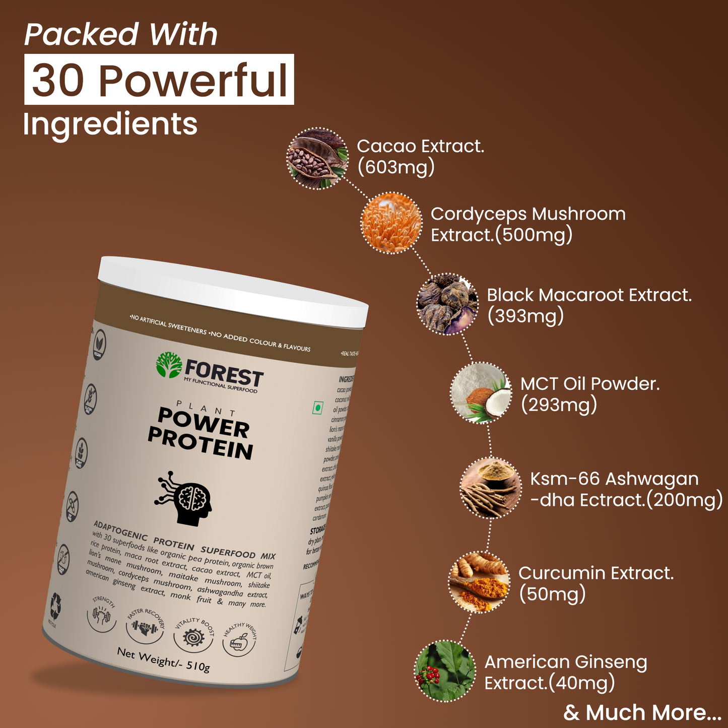 Plant Power Protein -  Natural Plant Based Protein