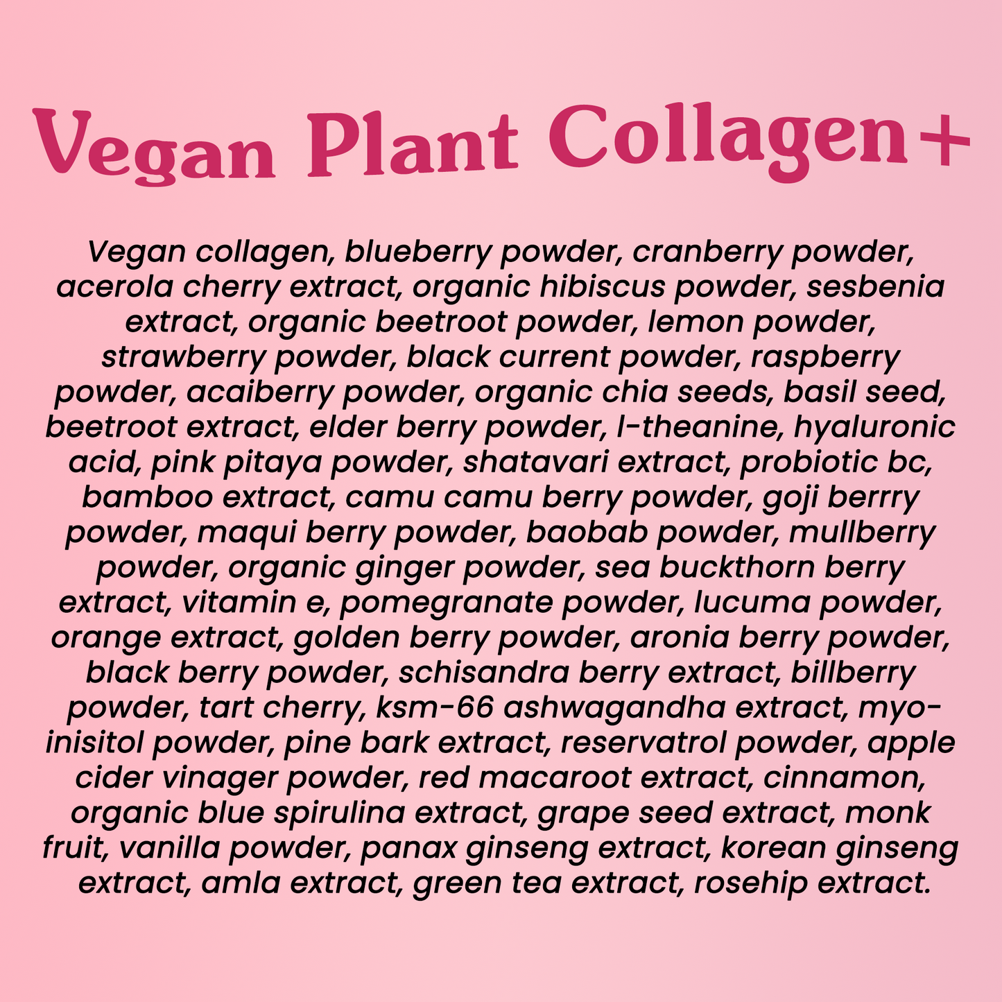 Forest Vegan Plant Collagen+ .