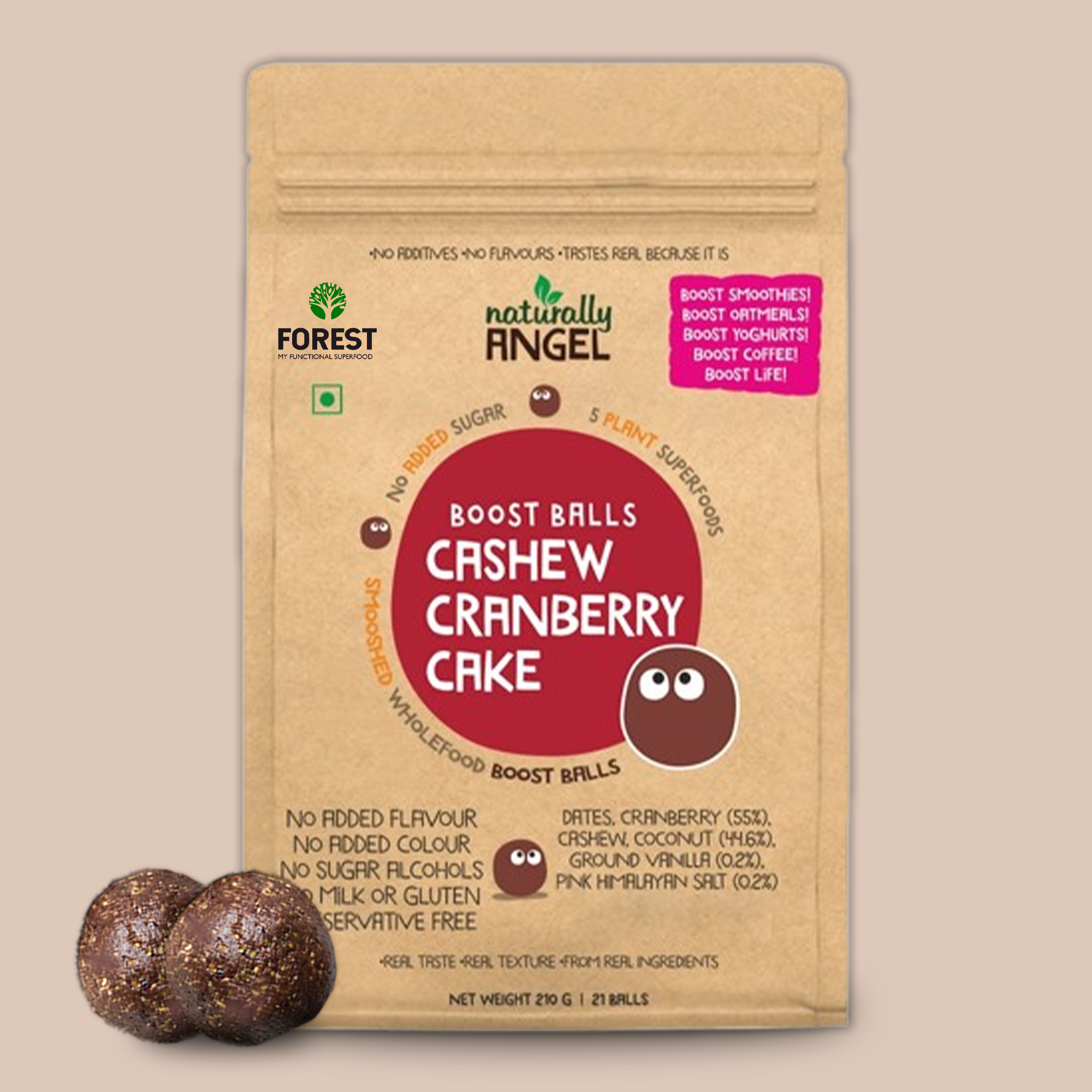 Cashew Cranberry Cake Balls – A Delectable Snack