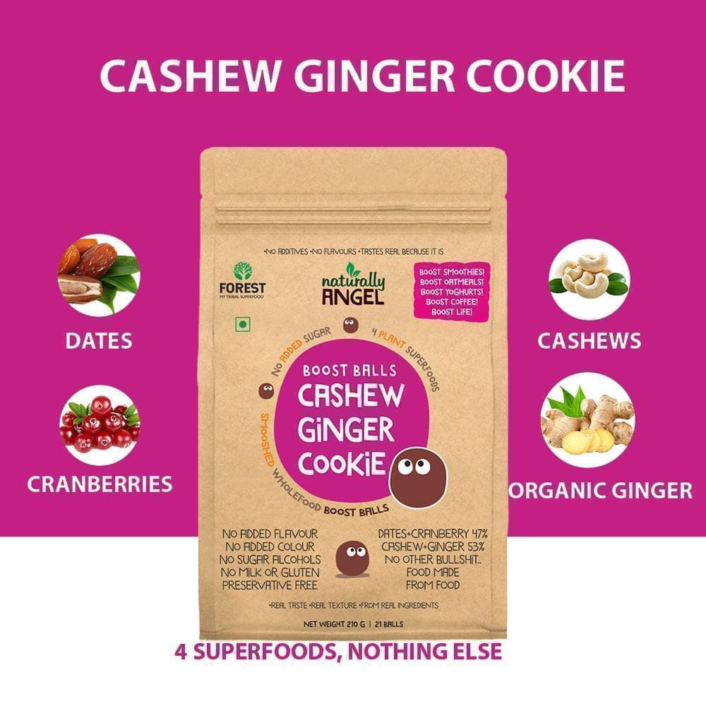 Cashew ginger cookie