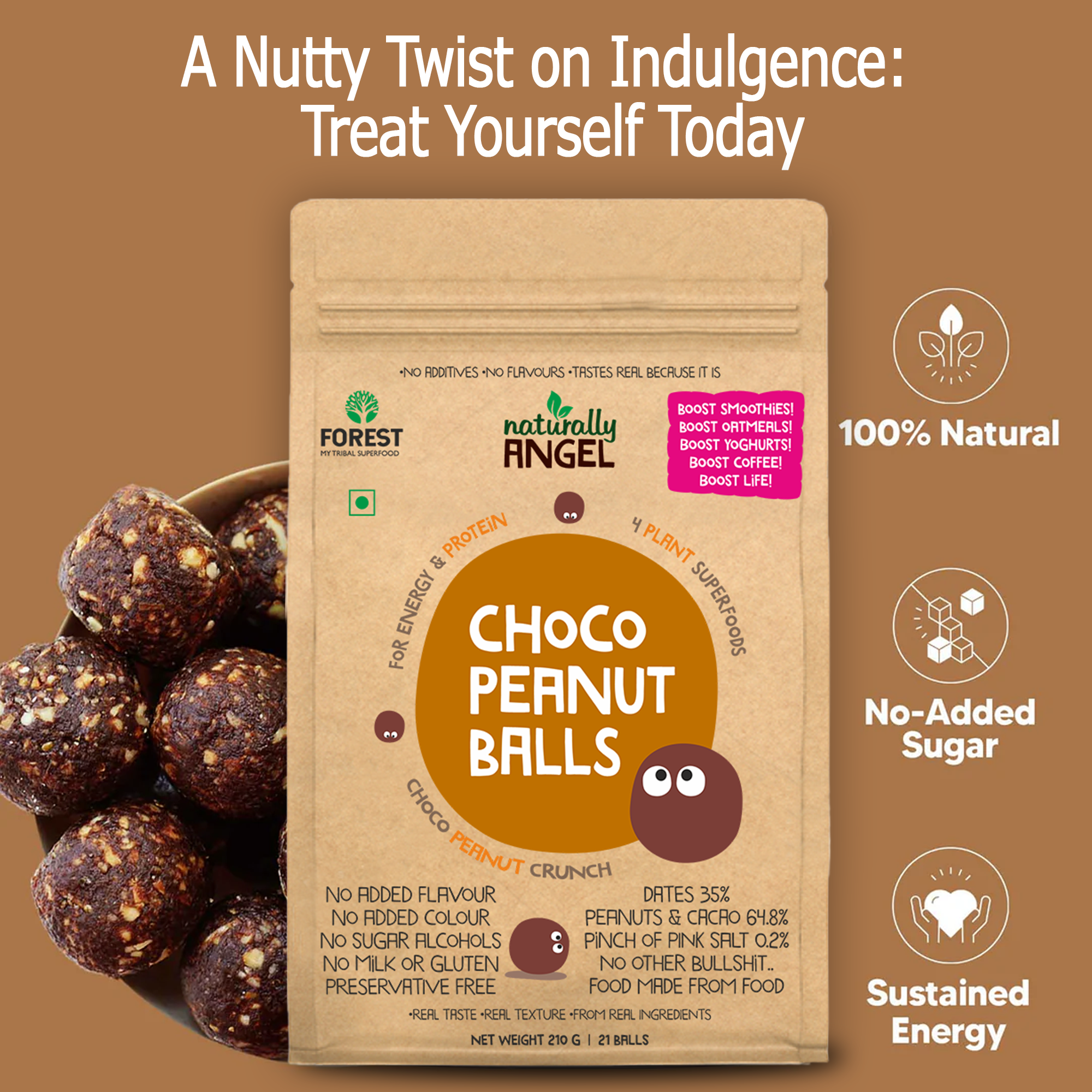 Choco Peanut Balls – A Guilt-Free Indulgence