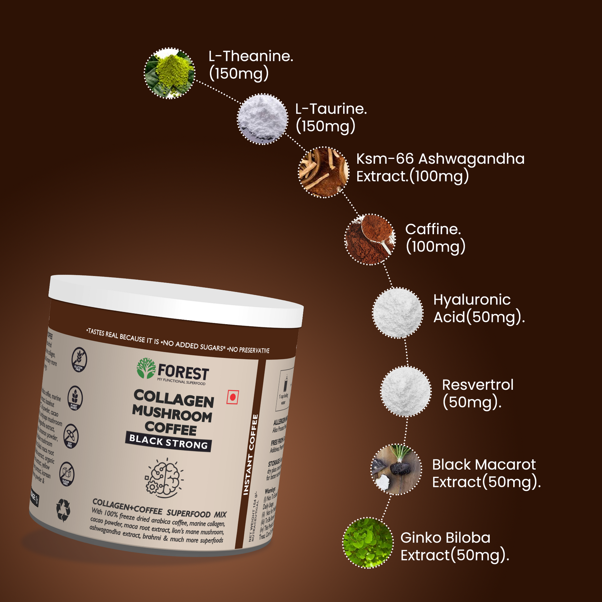 Forest Collagen Mushroom Coffee