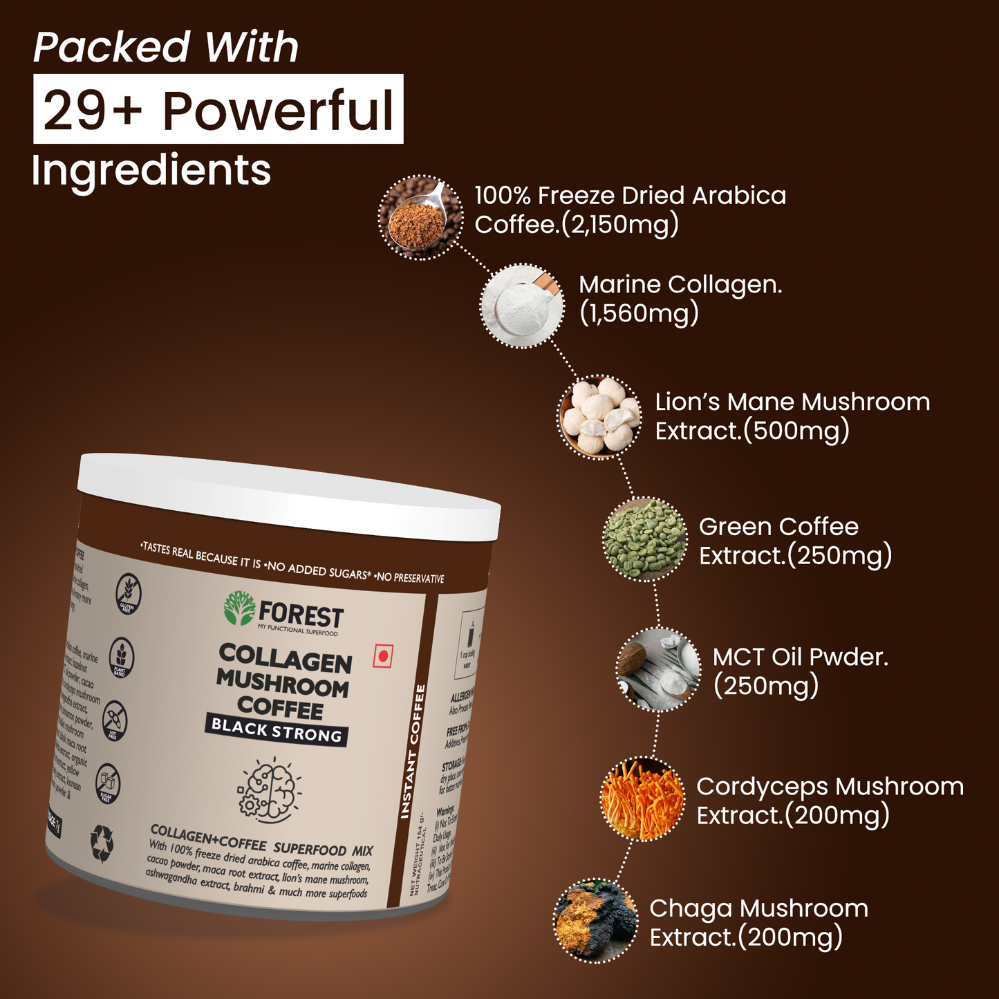 Forest Collagen Mushroom Coffee