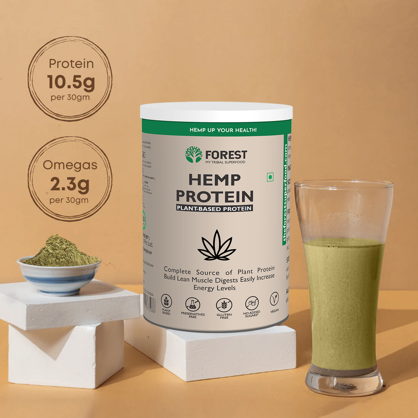 Hemp Protein Powder - pure hemp protein powder