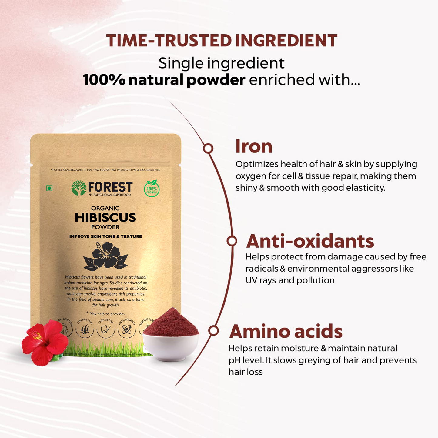 Organic Hibiscus Powder ‎  ‎