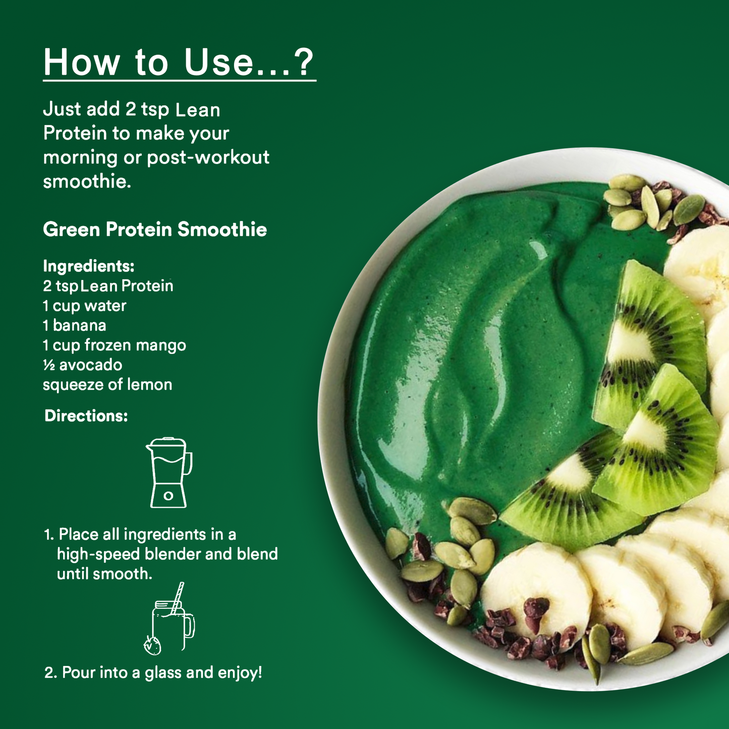 Organic Lean Protein - Plant Based Protein