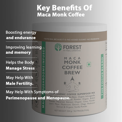 Maca Monk Coffee Brew - Forest superfood