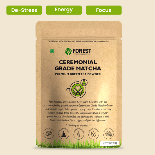 Forest Ceremonial Grade Matcha| Premium Green Tea Powder | Boost Metabolism and Achieve Your Weight Loss Goals Naturally.