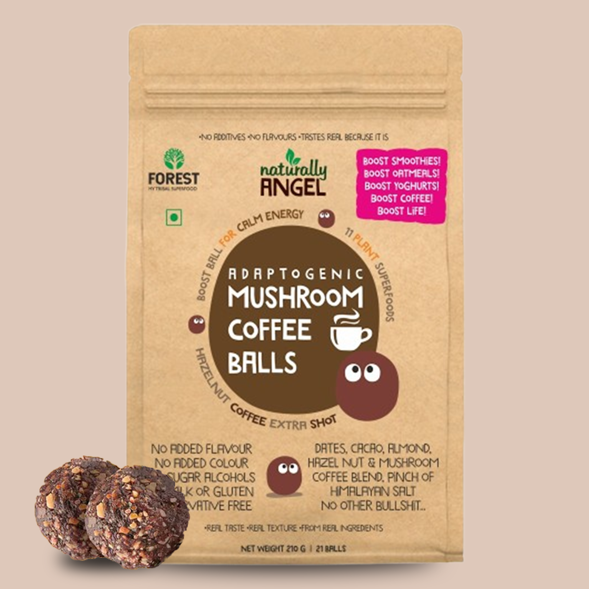 Adaptogenic Mushroom Coffee Balls – A Delicious Energy Boost