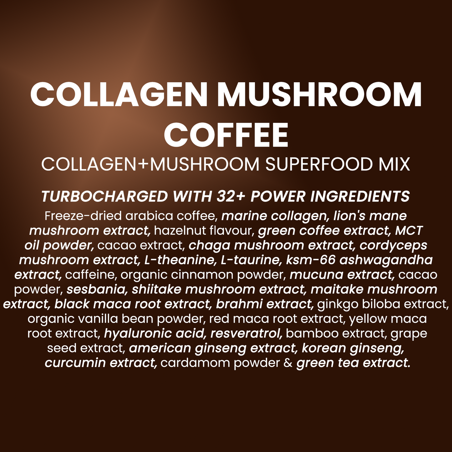 Forest Collagen Mushroom Coffee