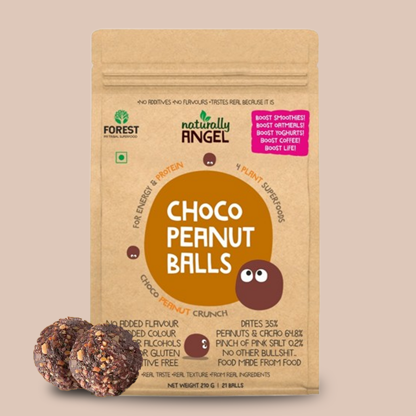 Choco Peanut Balls Pack of 21 Ballls