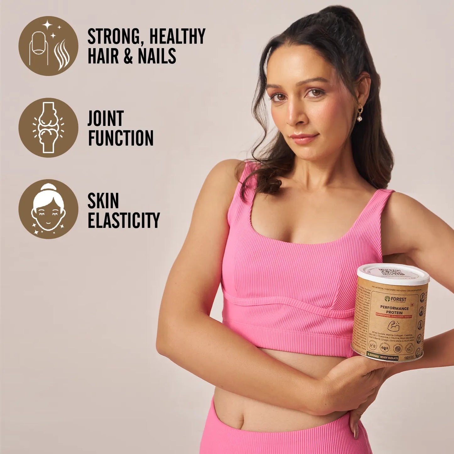 Forest Performance Protein | Marine Collagen, Whey & Mushrooms