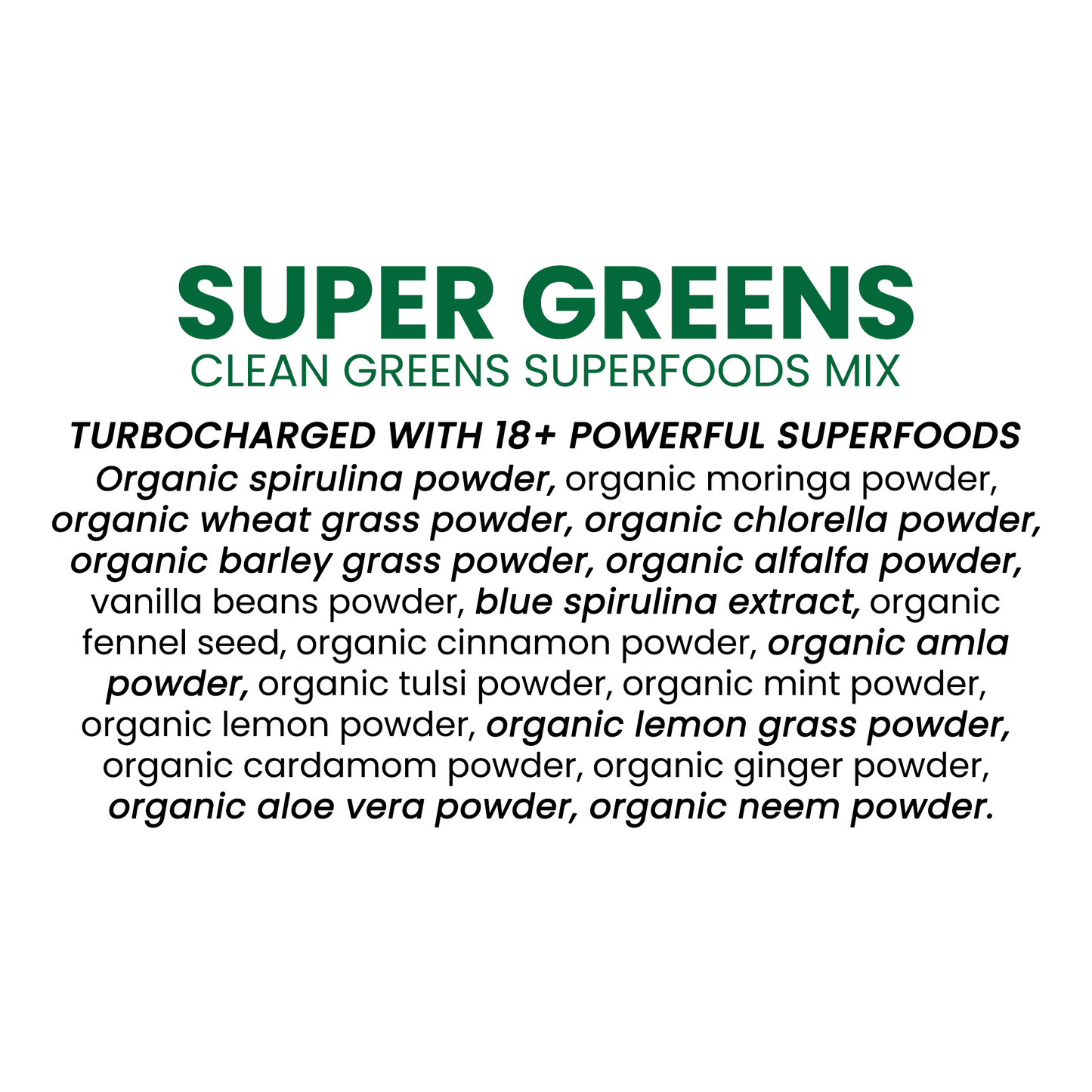 Forest Organic Super Greens .