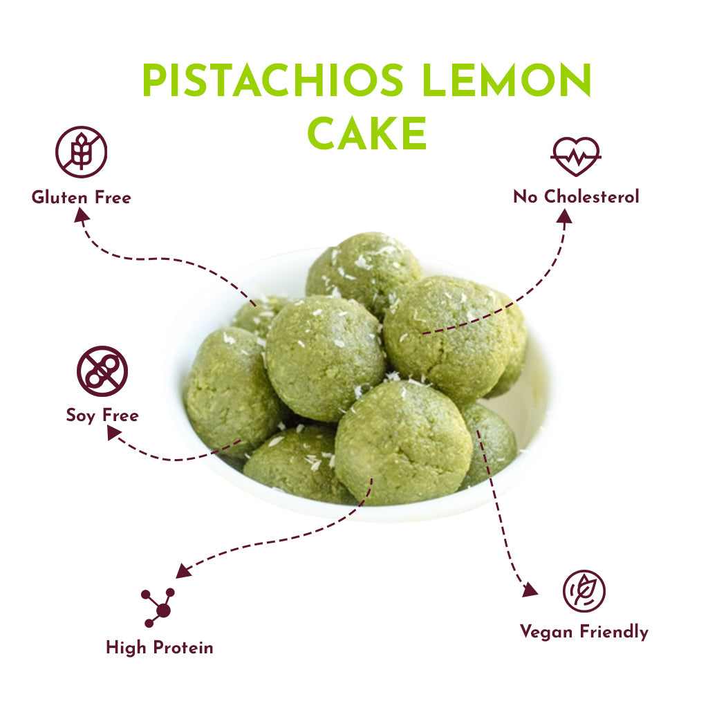 Forest Pistachio lemon cake